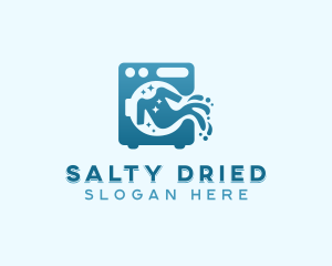 Laundry Washing Clean logo design