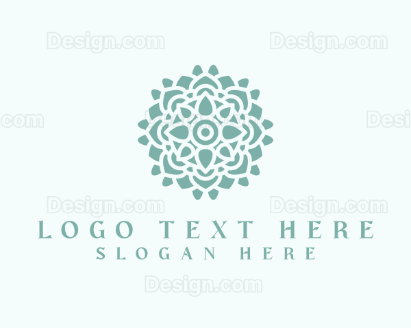 Floral Wellness Mandala Logo