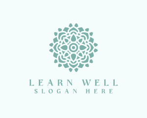 Floral Wellness Mandala logo design