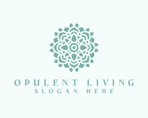 Floral Wellness Mandala logo design