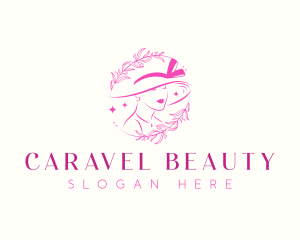 Lady Beauty Hat logo design