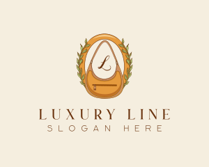 Luxury Leather Bag logo design