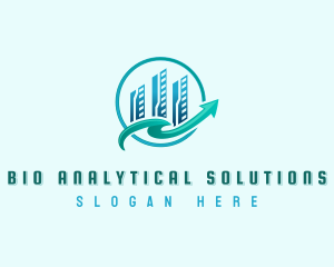 Analytics Data Graph logo design