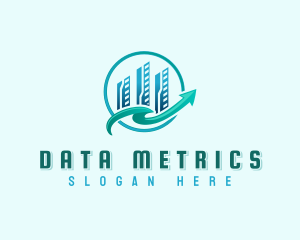 Analytics Data Graph logo design