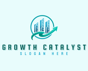 Analytics Data Graph logo design