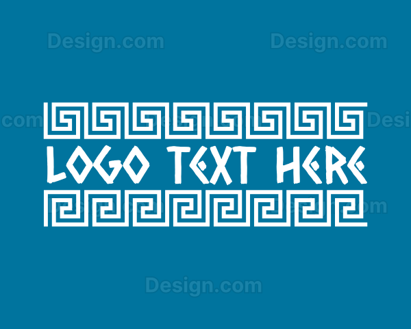 Ancient Greek Pattern Logo