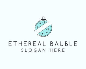 Winter Christmas Ball logo design