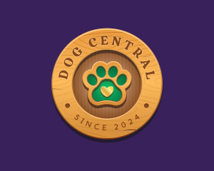 Paw Print Pet Veterinary logo design