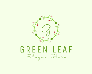 Grape Plant Organic Leaf  logo