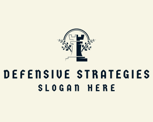 Rook Chesspiece Strategy logo design