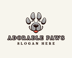 Dog Paw Veterinary logo design