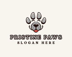 Dog Paw Veterinary logo design