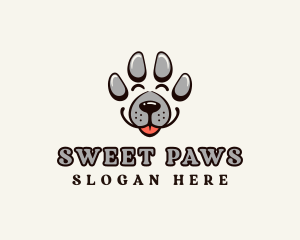 Dog Paw Veterinary logo design