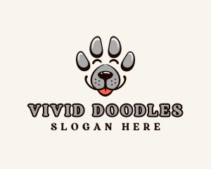 Dog Paw Veterinary logo design