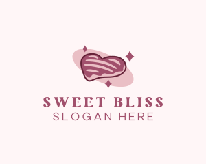 Heart Sugar Cookie logo design