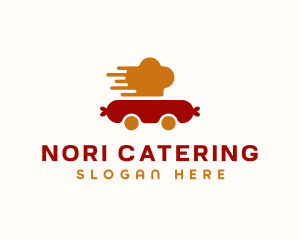 Sausage Meal Delivery logo design