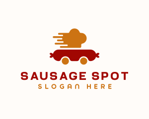 Sausage Meal Delivery logo design