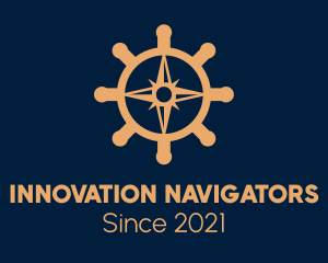 Marine Ship Compass  logo design