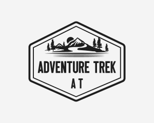 Mountain Landscape Adventure logo design