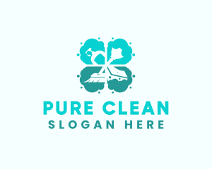 Janitorial Disinfectant Cleaning logo