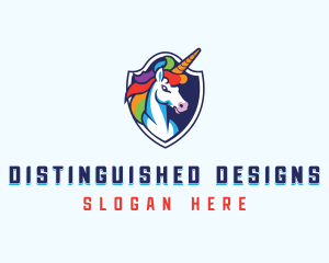 LGBTQIA Pride Unicorn logo