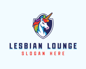 LGBTQIA Pride Unicorn logo