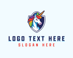 LGBTQIA Pride Unicorn logo