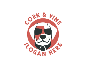 Sunglasses Pet Dog logo design