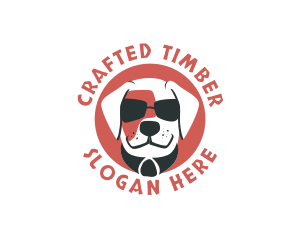 Sunglasses Pet Dog logo design