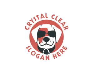 Sunglasses Pet Dog logo design