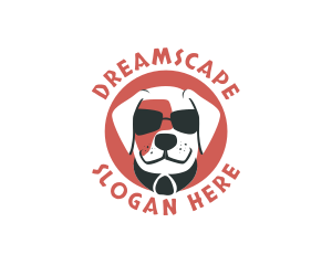 Sunglasses Pet Dog logo design