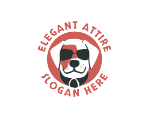 Sunglasses Pet Dog logo design