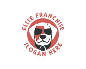 Sunglasses Pet Dog logo design