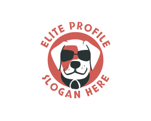 Sunglasses Pet Dog logo design