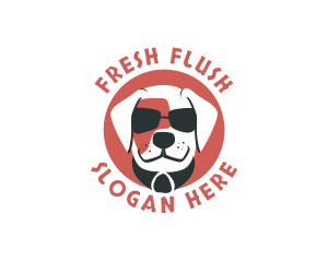 Sunglasses Pet Dog logo design