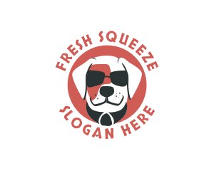 Sunglasses Pet Dog logo design