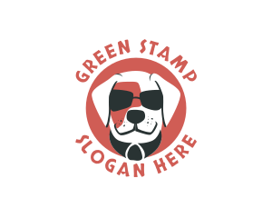 Sunglasses Pet Dog logo design