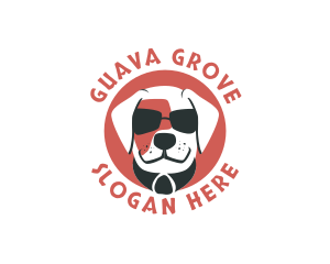 Sunglasses Pet Dog logo design