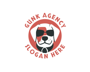 Sunglasses Pet Dog logo design