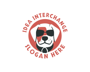 Sunglasses Pet Dog logo design