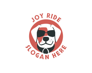 Sunglasses Pet Dog logo design