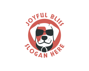 Sunglasses Pet Dog logo design