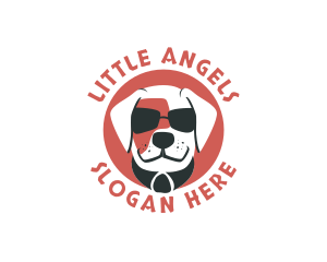 Sunglasses Pet Dog logo design