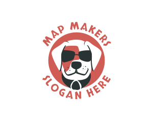 Sunglasses Pet Dog logo design