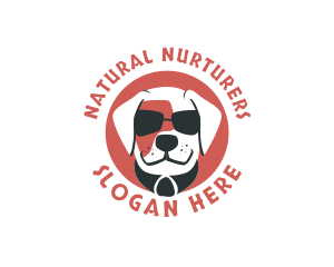 Sunglasses Pet Dog logo design