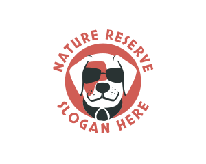 Sunglasses Pet Dog logo design