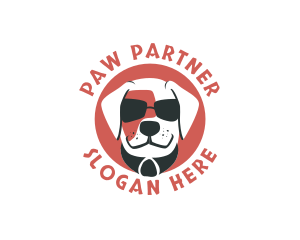 Sunglasses Pet Dog logo design