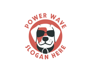 Sunglasses Pet Dog logo design