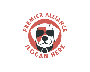 Sunglasses Pet Dog logo design