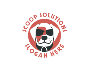 Sunglasses Pet Dog logo design